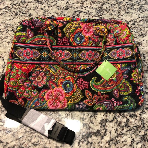 Vera Bradley Handbags - NWT Vera Bradley Weekender Bag Symphony In Hue